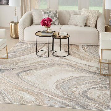 Brushstrokes BSK03 Cream/Grey Rug-Nourison-Rug Love - The Most Loved Rug Store